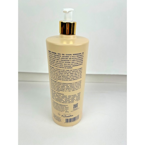 LA VERDE VITA Hydrating Vanilla Coconut Body Wash 33.81 fl. oz Made in Italy - Picture 2 of 2